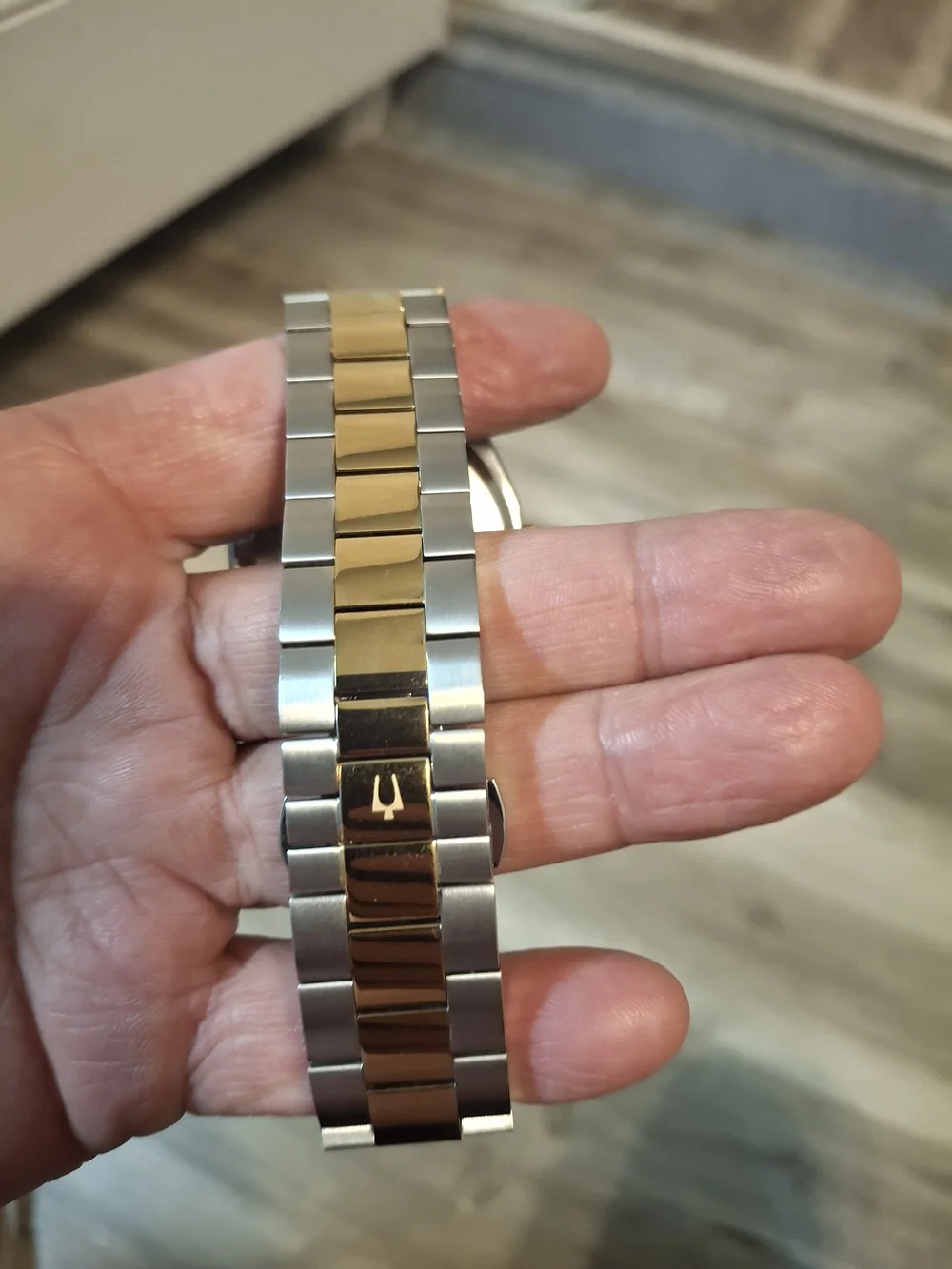 Bulova Men’s Two-Tone Automatic Watch - Gold & Silver